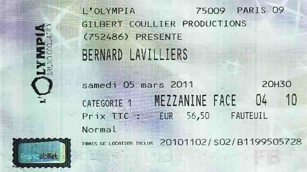Bernard Lavilliers 05-03-2011