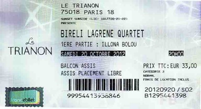 Bireli Lagrene 20-10-2012