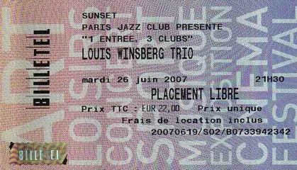 Louis Winsberg 26-06-2007 Louis Winsberg 26-06-2007