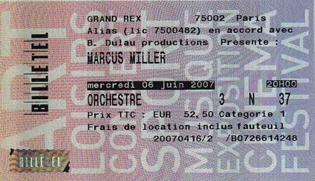 Marcus Miller 06-06-2007