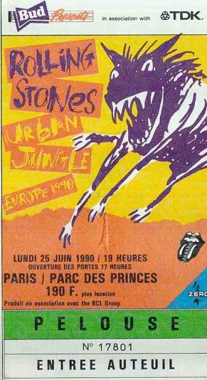 Rolling Stones 25-06-1990