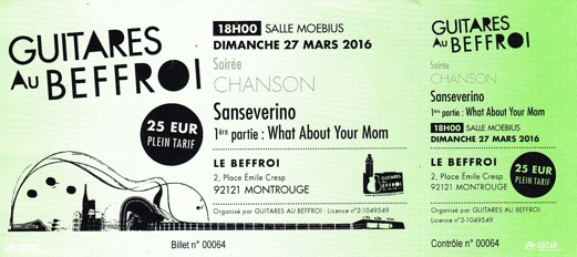 Sanseverino – Guitares au Beffroi 25-03-16 Sanseverino - Guitares au Beffroi 25-03-16