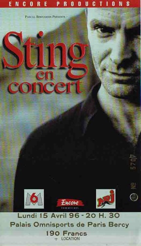 Sting 15-04-1996 Sting 15-04-1996