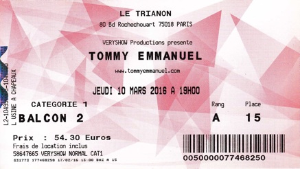 Tommy Emmanuel 10-3-16
