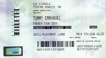 Tommy Emmanuel 11-11-2011