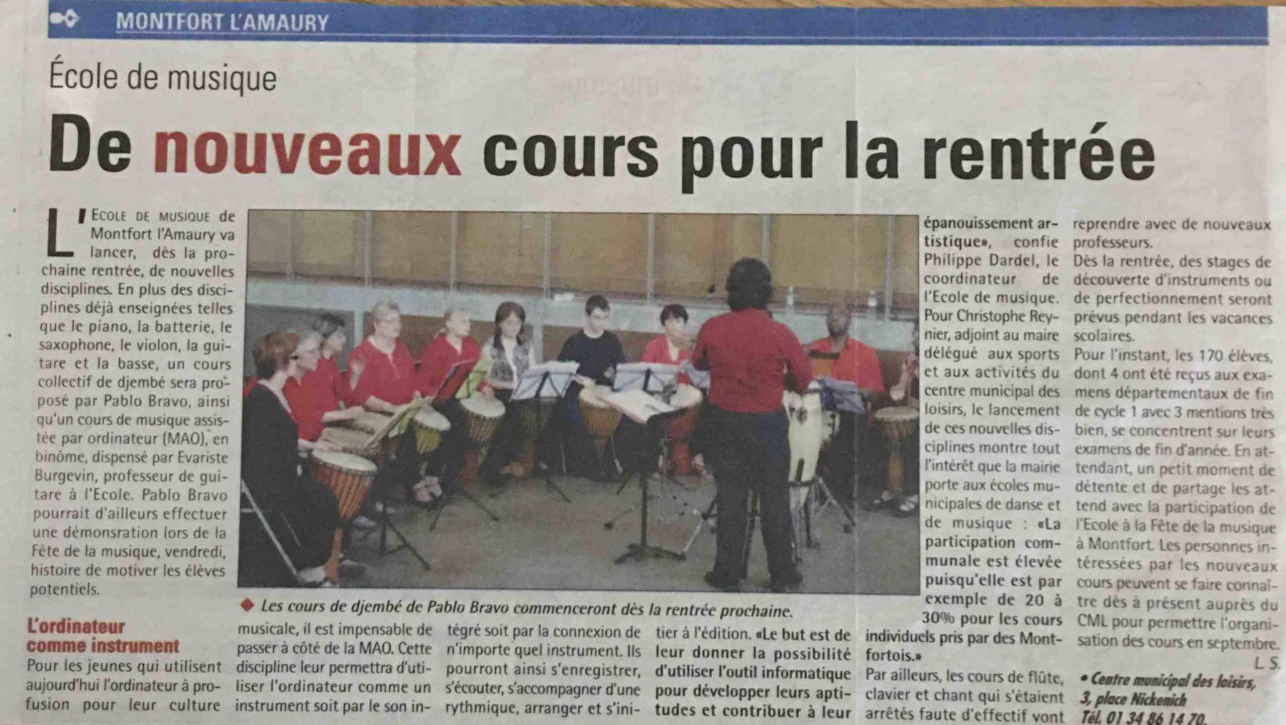 Nouveaux cours Montfort 2007 Nouveaux cours Montfort 2007