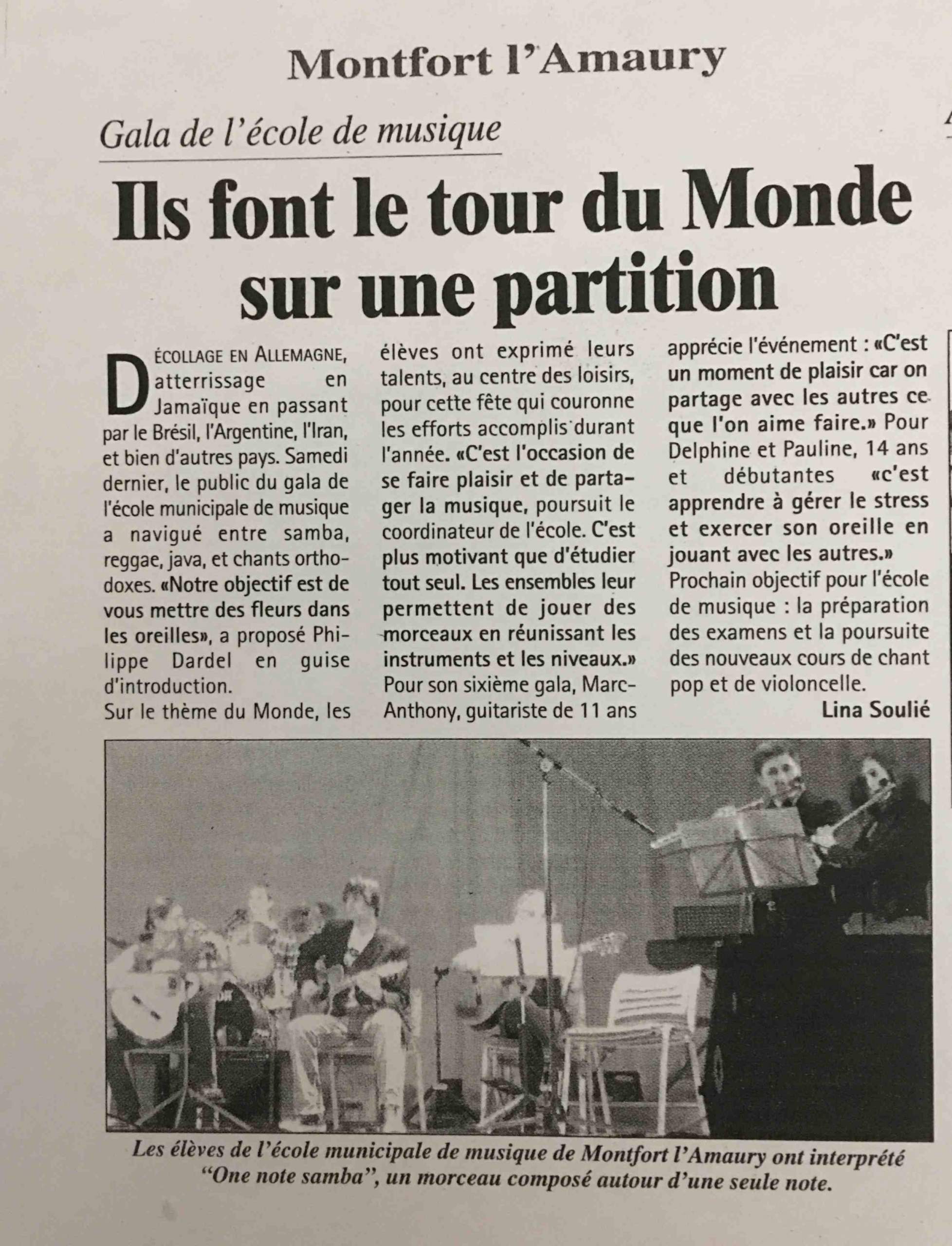 Presse Montfort Année 2008