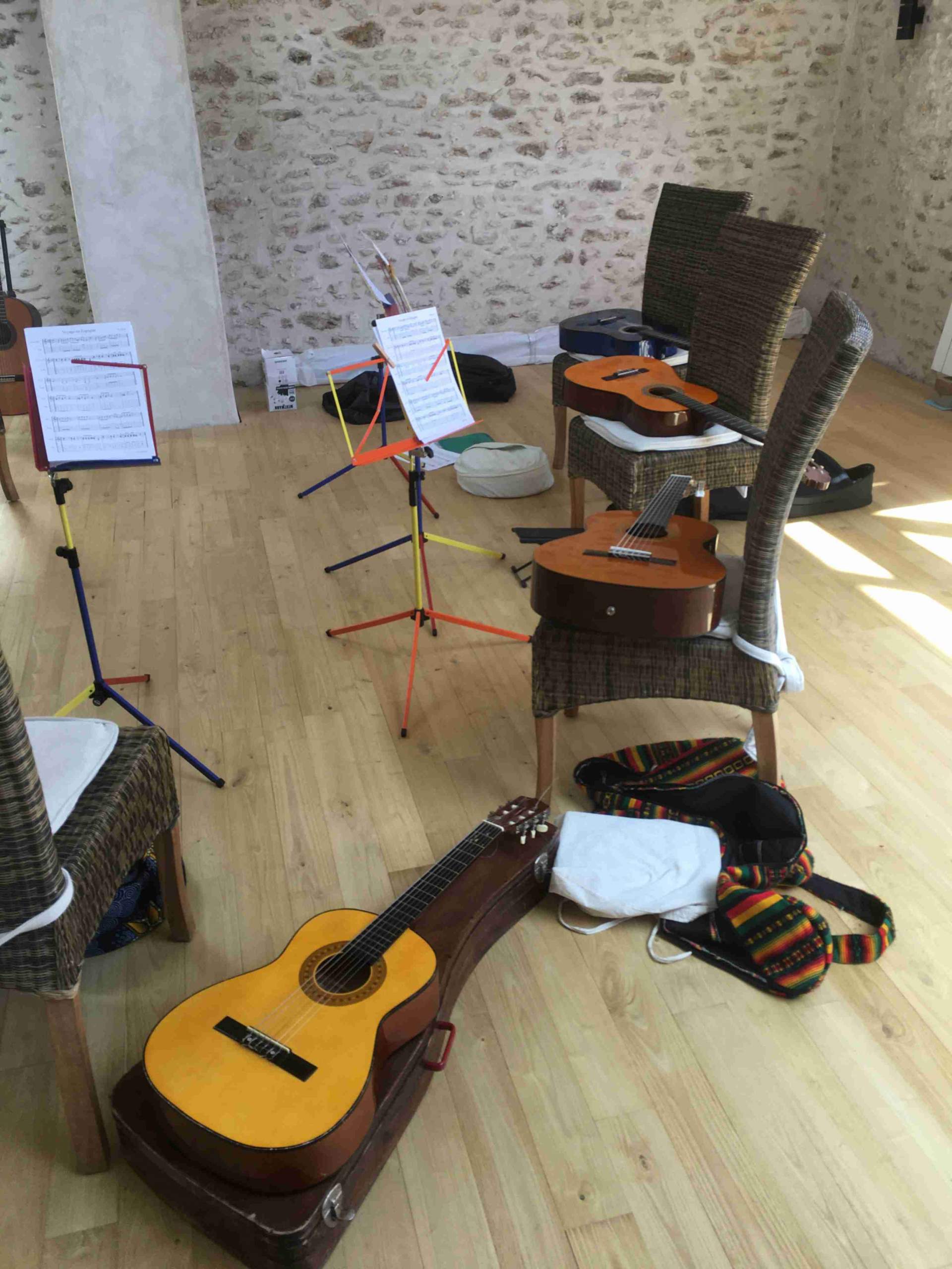 Stage enfants guitares