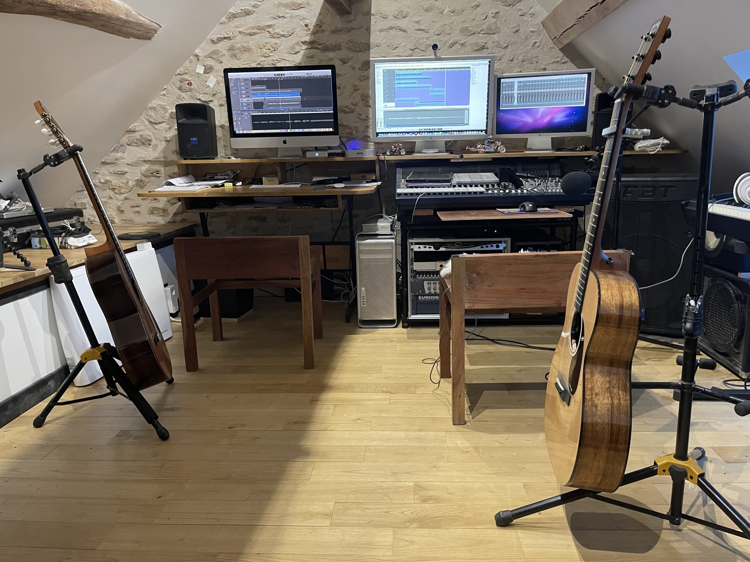 Le studio – enregistrement